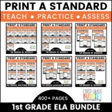 1st Grade ELA Standards No Prep Tasks for Instruction & As