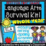 1st Grade ELA Survival Kit! Whole Year of First Grade Lang