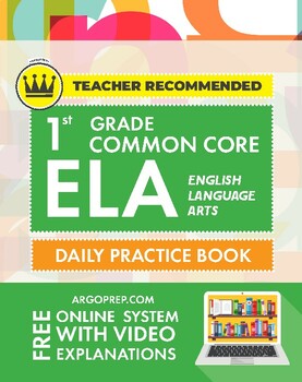 Preview of 1st Grade ELA Workbook (192 pages eBook + video explanations)