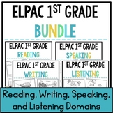 1st Grade ELPAC Practice Bundle for Reading, Writing, Spea