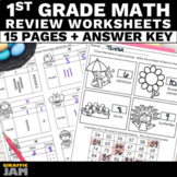 1st Grade Easter Math Review Packet of Easter Math Activit