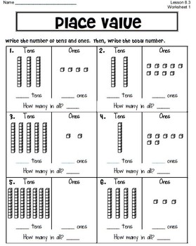 1st Grade Editable Everyday Math Worksheets Units 6-10 ...