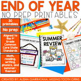 1st Grade End Of Year Review Activities Printables Worksheets