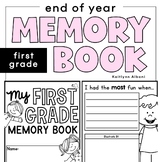 End of Year Memory Book Pages - First Grade
