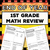 1st Grade End of Year Math Review: Covers Entire Year {Mor