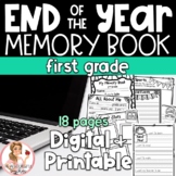 Preview of 1st Grade End of the Year Memory Book | PRINT & DIGITAL