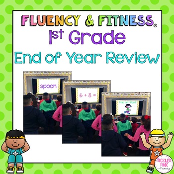 Preview of 1st Grade End of the Year Review Fluency & Fitness® Brain Breaks