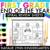 1st Grade End of the Year Spiral Review Summer Review Packet
