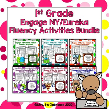 Preview of 1st Grade Engage NY/Eureka Fluency Activities Bundle