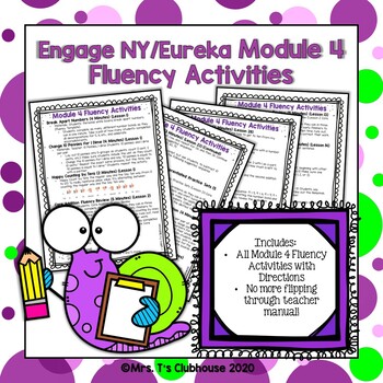Preview of 1st Grade Engage NY/Eureka Module 4 Fluency Activities