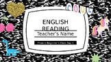 1st Grade English Phonic, Vowels & Reading Review - Custom