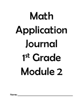 Preview of 1st Grade Eureka Module 2 Application Problem Journal