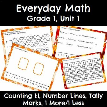 Preview of 1st Grade Everyday Math Unit 1