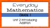 1st Grade Everyday Math4 Unit 2