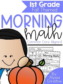 Preview of 1st Grade Fall Morning Work