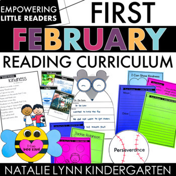 Preview of 1st Grade February Interactive Read Aloud Lessons | Empowering Little Readers