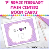 1st Grade February Math Boom Cards | Digital Math Centers