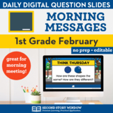 1st Grade February Morning Messages Slides • Google Classroom