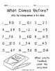 1st Grade Find the Missing Number Worksheets by Ashley's Goodies