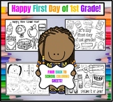 1st Grade First Day of School Coloring Sheets (Welcome Bac