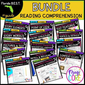 Preview of 1st Grade Florida BEST Standards ELA Reading Comprehension Passages Bundle FL