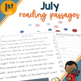 1st Grade Fluency Passages for July