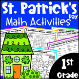 1st Grade Fun St. Patrick's Day Math Activities Worksheets