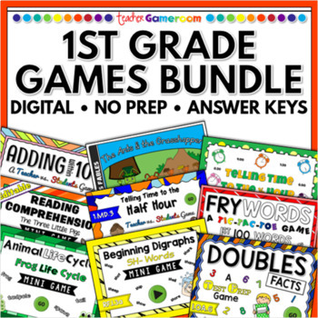 Preview of 1st Grade Games Bundle