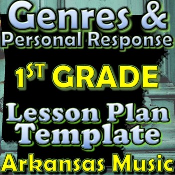 Preview of 1st Gr Unit Plan Template - Genres/Personal Response - Arkansas Elementary Music