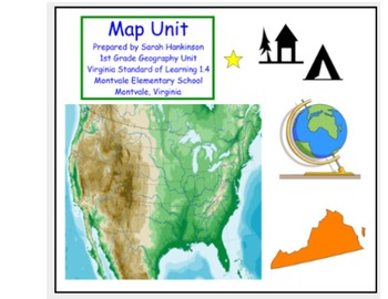 Preview of 1st Grade Geography Unit