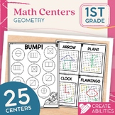 1st Grade Geometry Math Centers