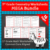 1st Grade Geometry Worksheets: 1st Grade Math Worksheets, 