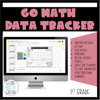 Preview of 1st Grade GoMath Data Tracker