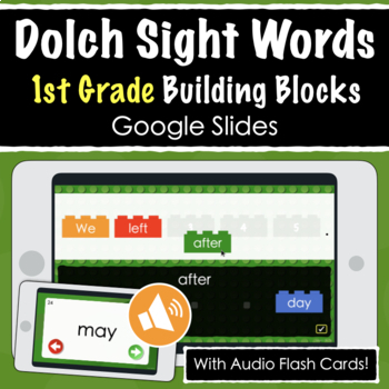 Preview of 1st Grade - Google Slides Activities and Printables! Building Blocks!