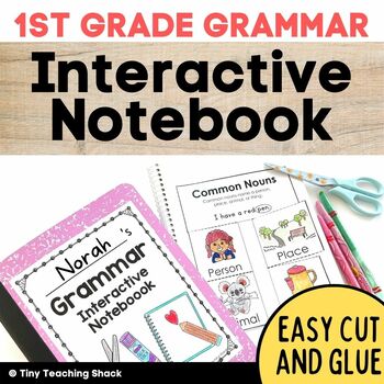 Preview of 1st Grade Grammar Interactive Notebook - Common Core Aligned Grammar Activities