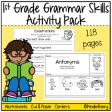 1st Grade Grammar Skills Year Long Activity Pack