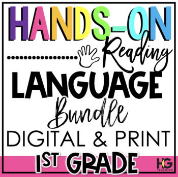 Preview of 1st Grade Grammar and Vocabulary FOR THE YEAR Print and Digital Games