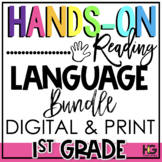1st Grade Grammar and Vocabulary FOR THE YEAR Print and Di
