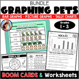 1st Grade: Graphing Bundle – BOOM Cards & Practice Pages