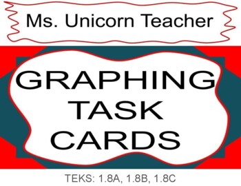 Preview of 1st Grade Graphing Task Cards