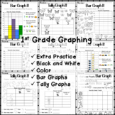 1st Grade Graphs - Bar and Tally Graphs - How many more? H