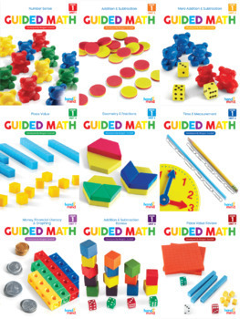 Preview of First Grade Guided Math Bundle