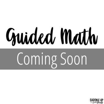 Preview of 1st Grade Guided Math Place Holder