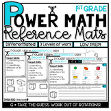 1st Grade Guided Math Rotations | Geometry Standards | Dif