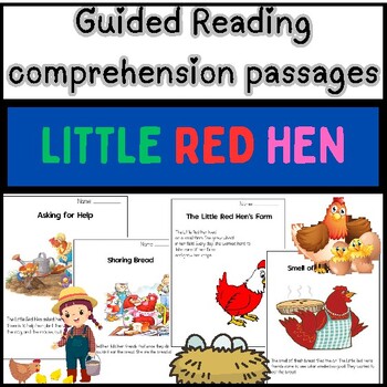 Preview of 1st Grade Guided Reading Comprehension Passages and non fiction activities