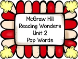 1st Grade HFW Pop Words ~ Reading Wonders Unit 2