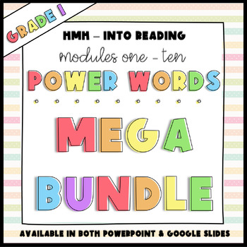 Preview of 1st Grade HMH Into Reading - Power Words MEGA Bundle