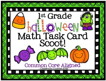 Preview of 1st Grade Halloween Math (Common Core Aligned)