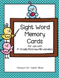 1st Grade High-Frequency Word Memory Cards for McGraw-Hill