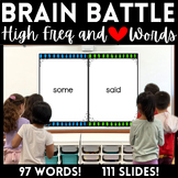 1st Grade High Frequency and Heart Words Digital Knockout Game